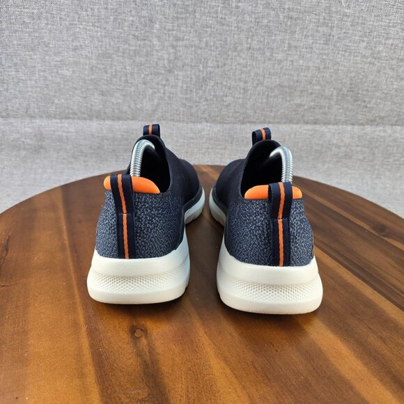 Skechers Go Walk Hyper Pillar Slip-On Shoes Us 8 Navy Blue Orange Men Textile Ma - Picture 7 of 14